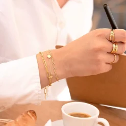 Bracelet or 375 jaune