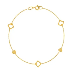 Bracelet or 375 jaune