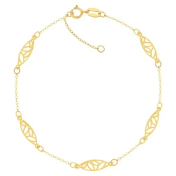 Bracelet or 750 jaune 19cm