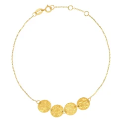 Bracelet or 750 jaune 19cm