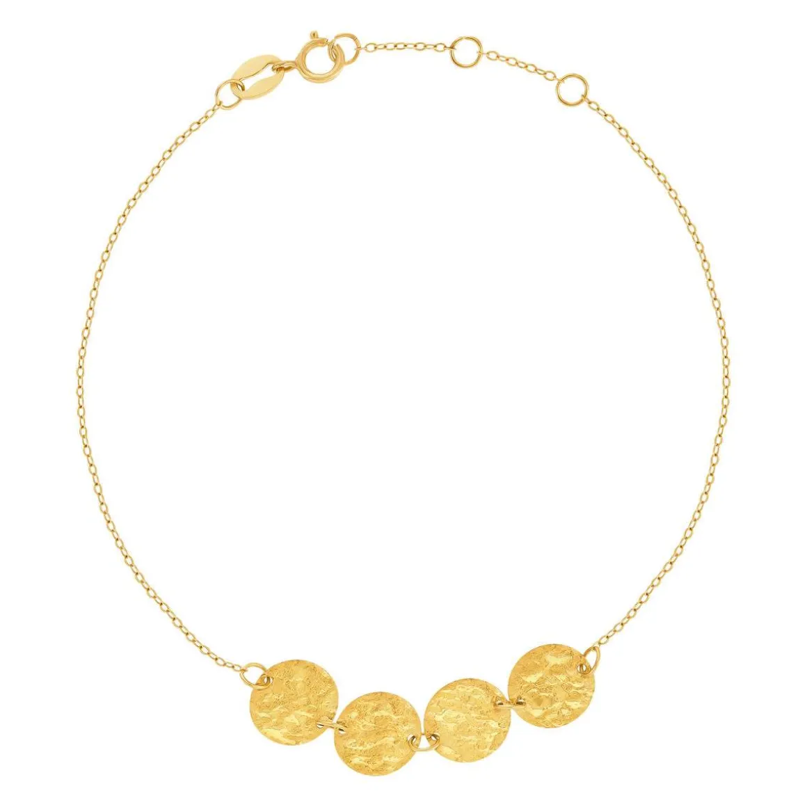 Bracelet or 750 jaune 19cm