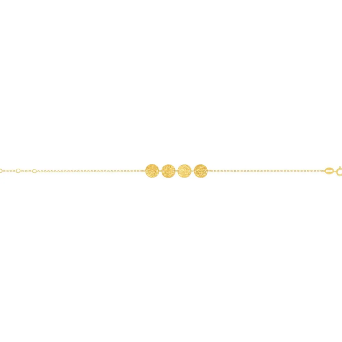 Bracelet or 750 jaune 19cm