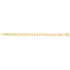Bracelet or jaune 750 19 cm