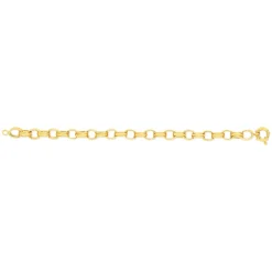 Bracelet or jaune 750 19 cm