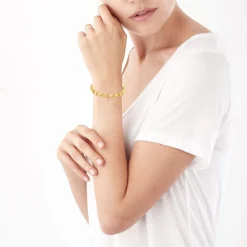 Bracelet or 375 jaune 18cm