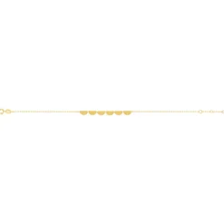 Bracelet or 750 jaune 19cm
