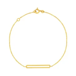 Bracelet or 375 jaune 18,5 cm