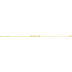 Bracelet or 375 jaune 18,5 cm