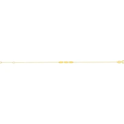 Bracelet or 375 jaune 18.5cm