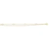 Bracelet or 375 jaune perles de culture de Chine 18 cm