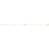 Bracelet or 375 jaune zirconias blancs 18,5 cm