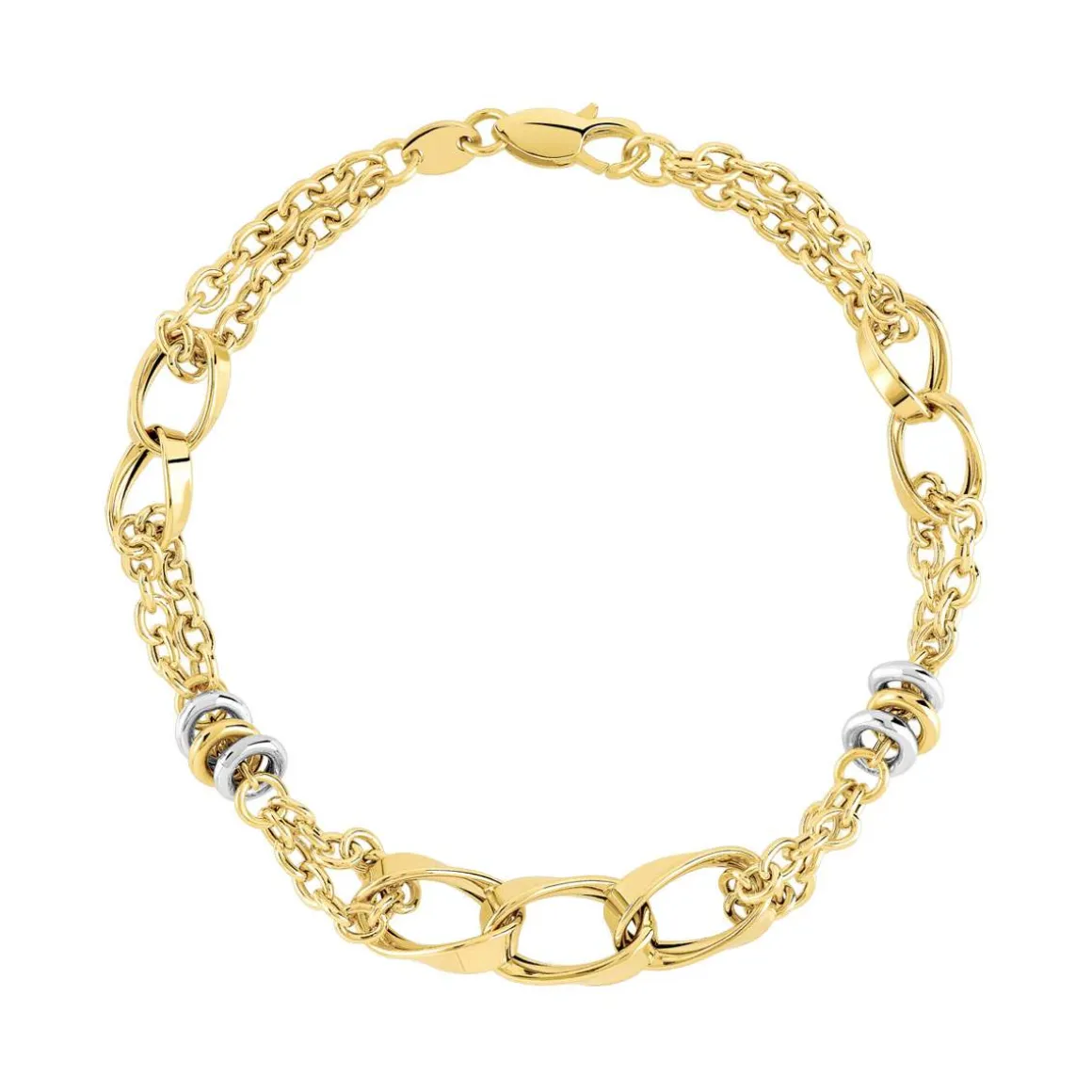 Bracelet 2 ors 750 19 cm