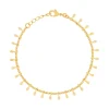 Bracelet plaqué or 16 à 18 cm