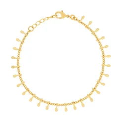 Bracelet plaqué or 16 à 18 cm