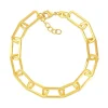 Bracelet plaqué or jaune 18 cm