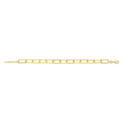 Bracelet plaqué or jaune 18 cm