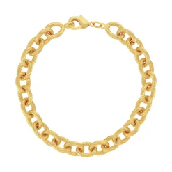 Bracelet plaqué or jaune 18cm