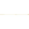 Bracelet plaqué or jaune et zirconias 19cm