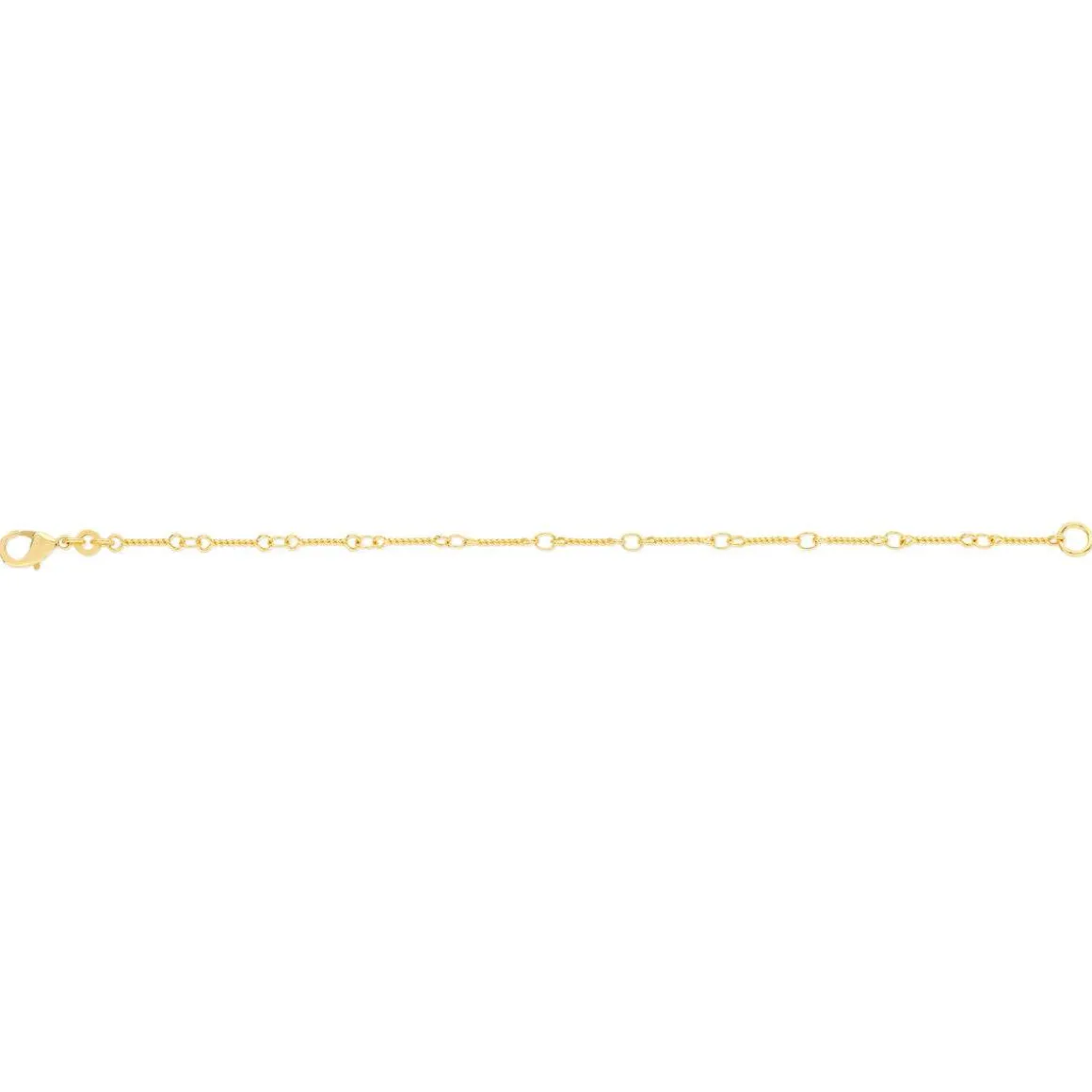 Bracelet plaqué or maillons 18 cm