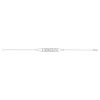Bracelet Vesontio or blanc 750, diamants total 4/100e de carat. Longueur 18 cm.