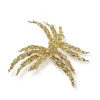 Broche d'occasion or 750 jaune diamants