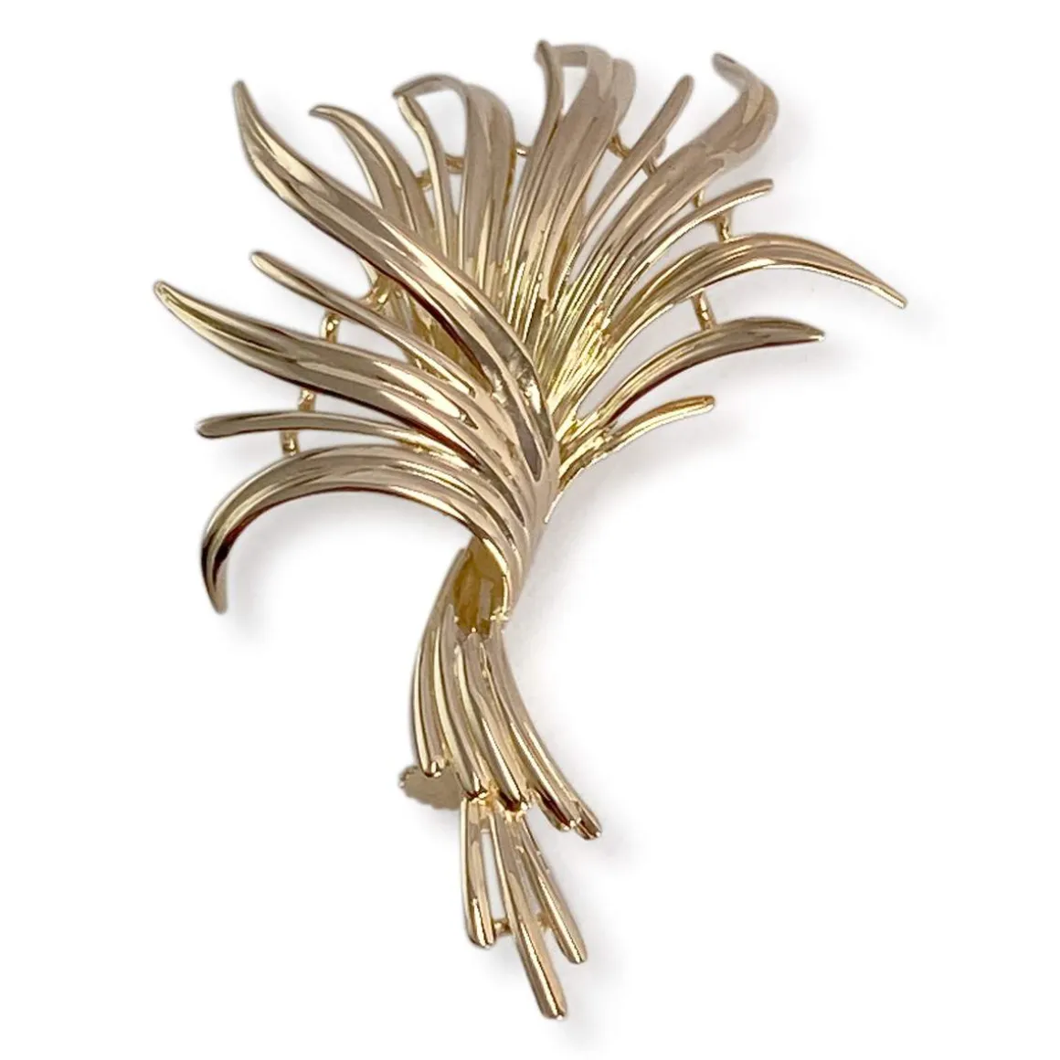 Broche d'occasion or 750 jaune fleur