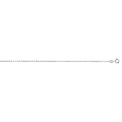Chaine argent 925 maille forçat 55 cm