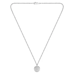 Chaine BOSS double b coin acier