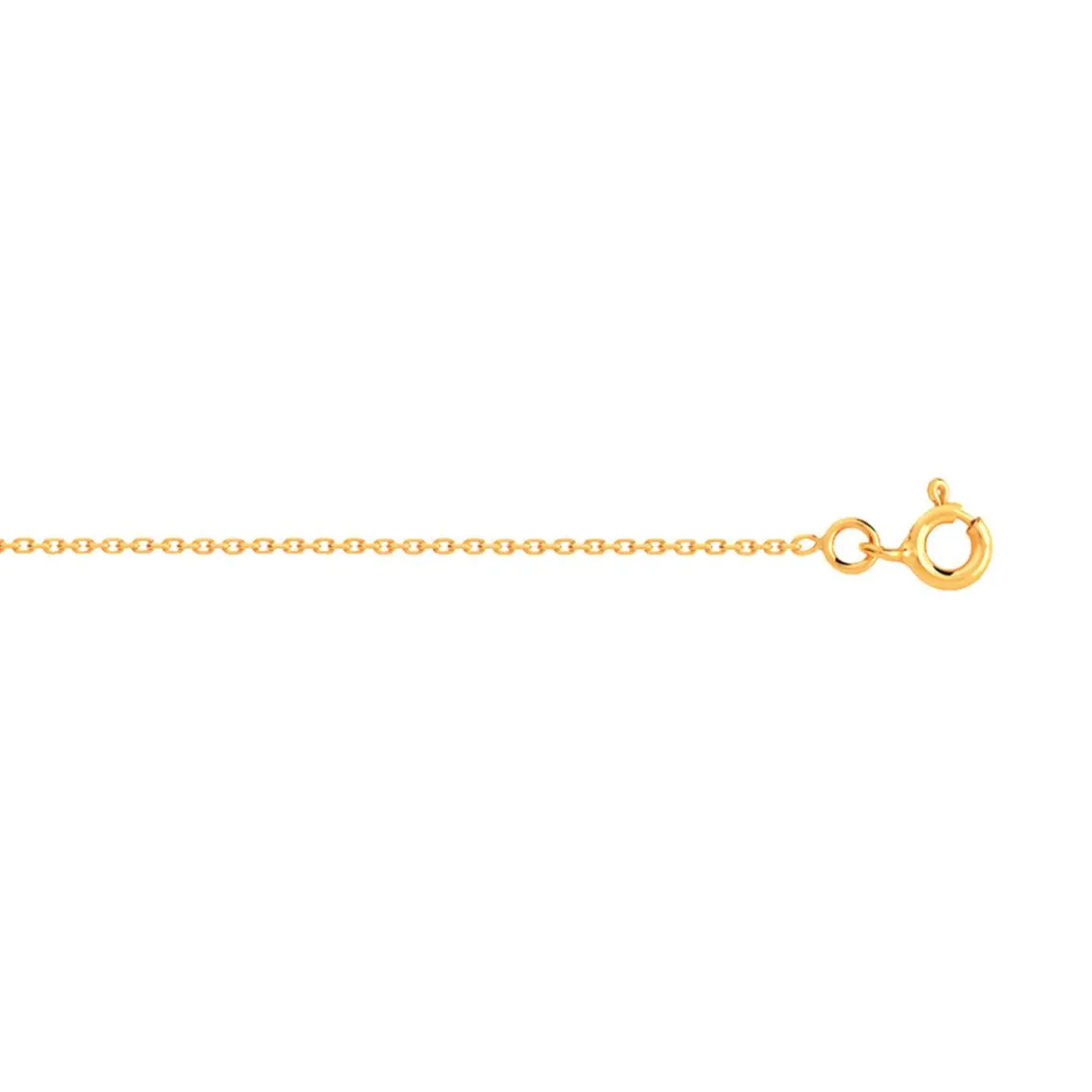 Chaine or 375 40cm maille forçat
