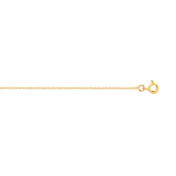 Chaine or 375 40cm maille forçat
