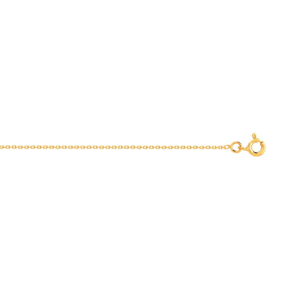 Chaine or 375 40cm maille forçat