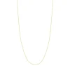 Chaine or jaune 375 maille forçat 50 cm