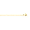 Chaine or 750 jaune maille gourmette 40 cm