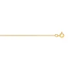 Chaine or 750 jaune maille gourmette 45 cm