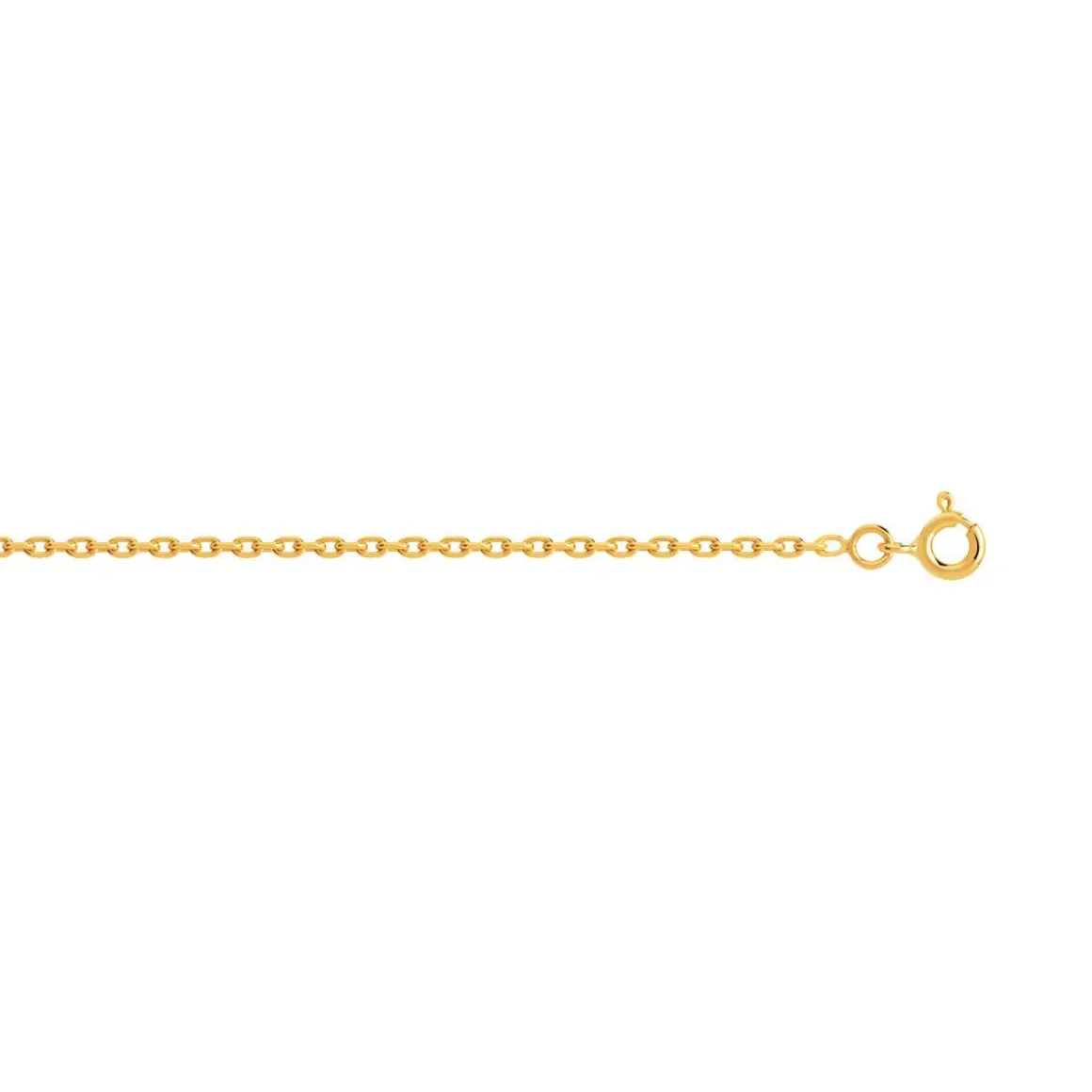 CHAINE OR 375 MAILLE FORCAT 45 CM