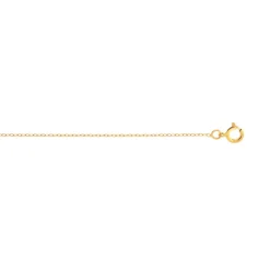 Chaine or 375 maille forcat 40 cm