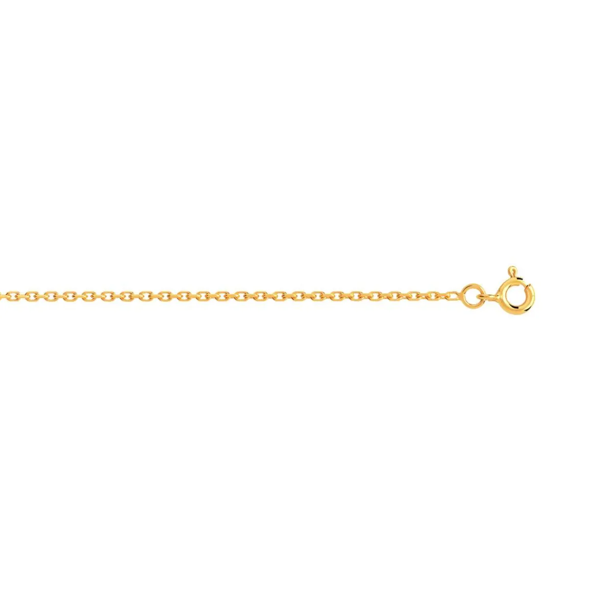 CHAINE OR 375 MAILLE FORCAT 45 CM