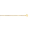 Chaine or 750 maille forcat 50 cm