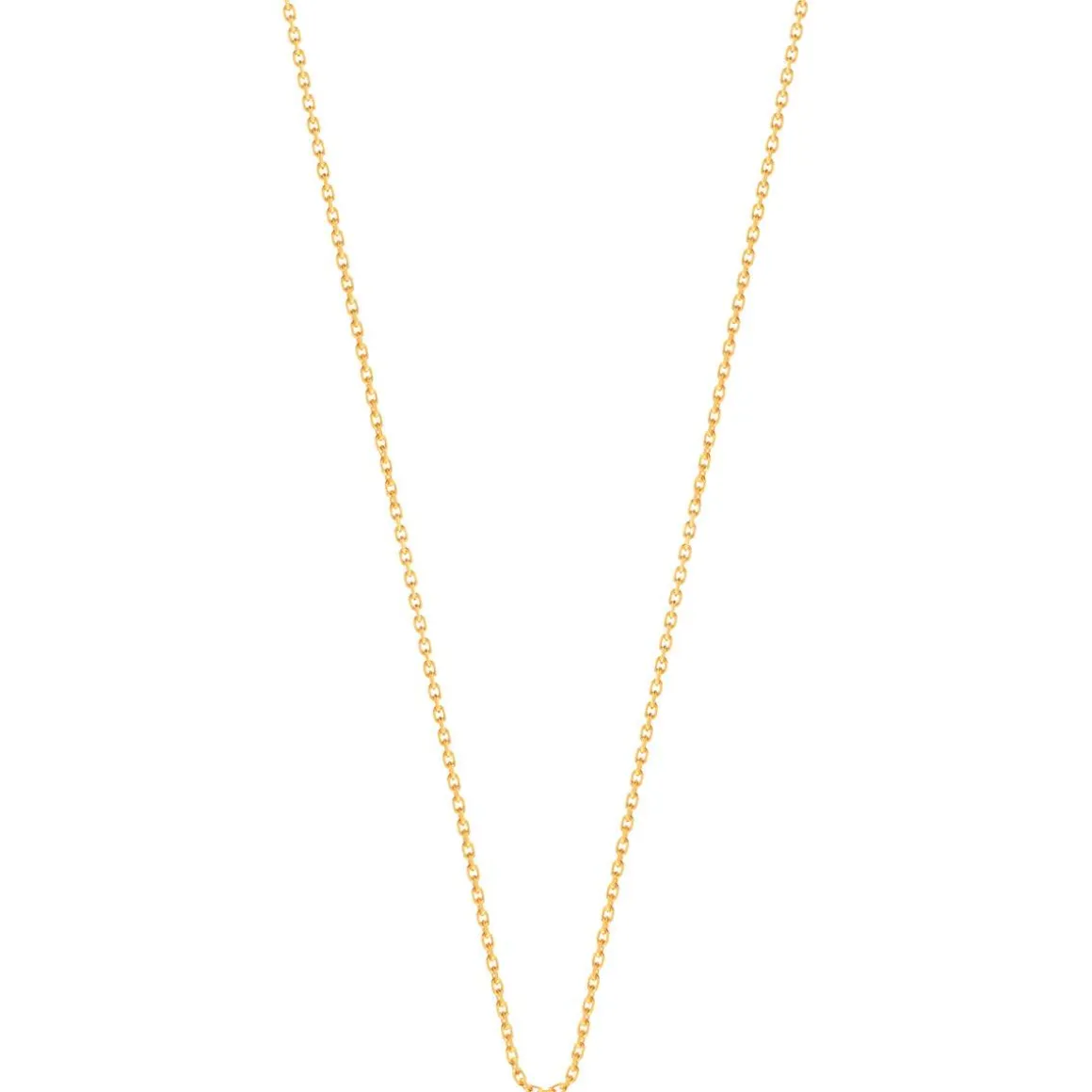 Chaine or 750 maille forcat 50 cm
