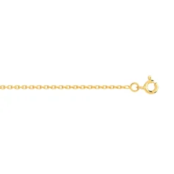 Chaine or 750 maille forcat 50 cm