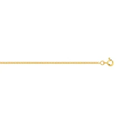 Chaine or 375 maille gourmette 50cm