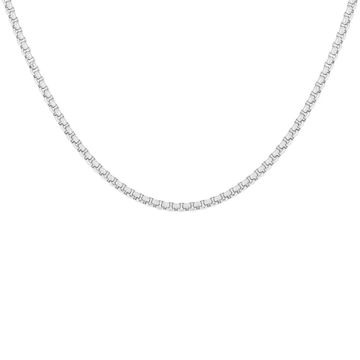 Chaîne acier maille jaseron 60 cm