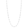 Chaîne argent 925 maille forçat allongée 50 cm