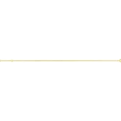Chaîne de cheville or 375 jaune maille marine 25 cm