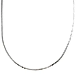 Chaîne d'occasion or 750 blanc maille marine 45 cm