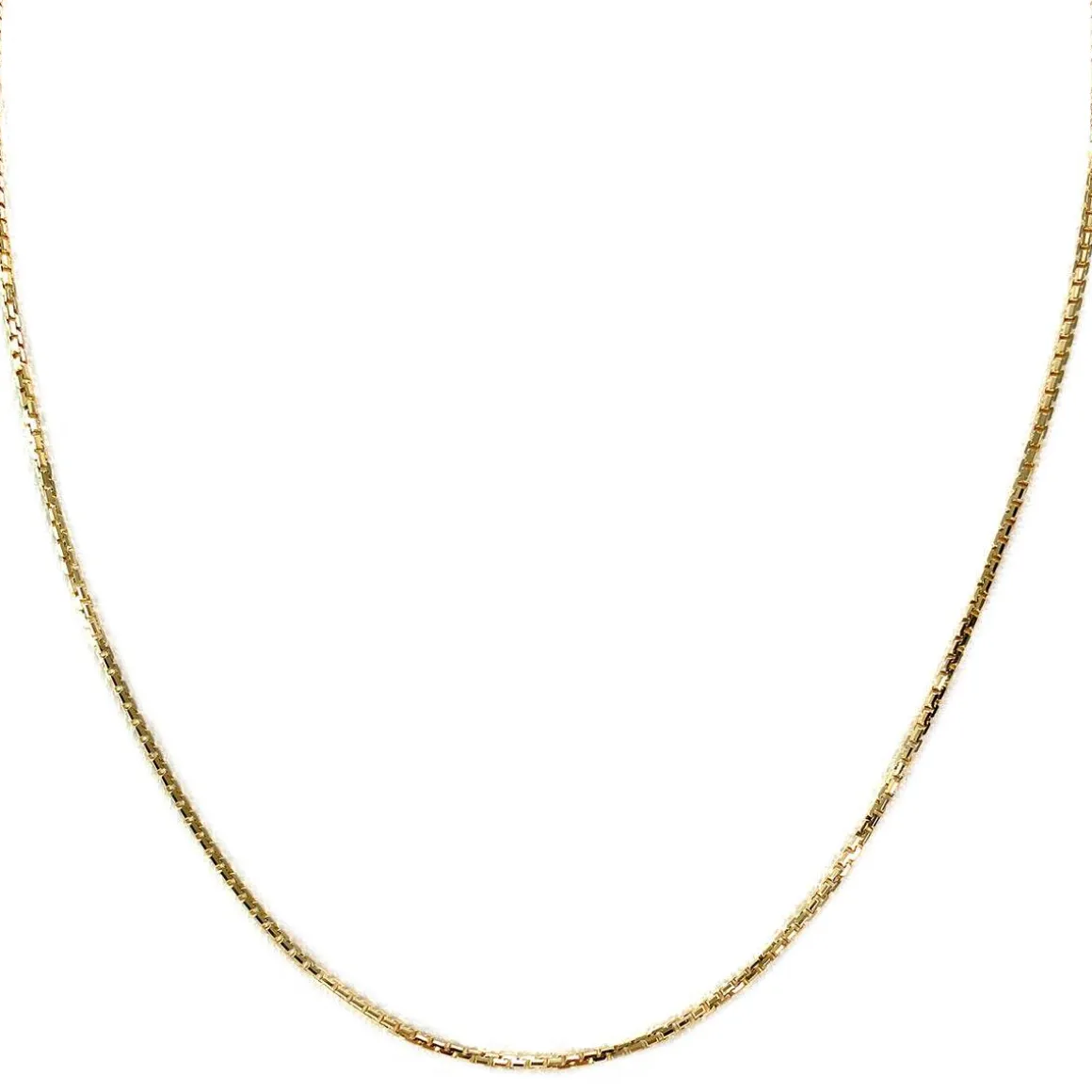 Chaîne d'occasion or 750 jaune 60 cm