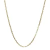 Chaîne d'occasion or 750 jaune maille forçat 58.5 cm