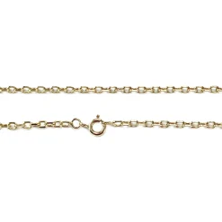 Chaîne d'occasion or 750 jaune maille forçat 58.5 cm