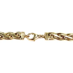 Chaîne d'occasion or 750 jaune maille festonnée 45,5 cm