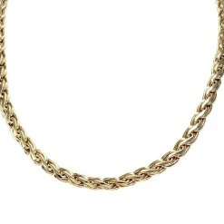 Chaîne d'occasion or 750 jaune maille festonnée 45,5 cm